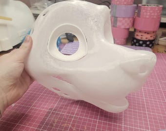 TPU Canine Fursuit Headbase Cosplay Costume Kit