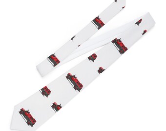 Fire Fighter Wildland Truck Fun and Stylish Ties for Men and Women - Perfect for Office or Events