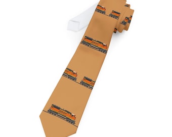 Train Locomotive Fun and Stylish Ties for Men and Women - Perfect for Office or Events