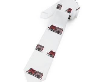 Fire Fighter Truck Fun and Stylish Ties for Men and Women - Perfect for Office or Events