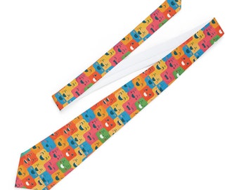 Happy Face emoji Fun and Stylish Ties for Men and Women - Perfect for Office or Events