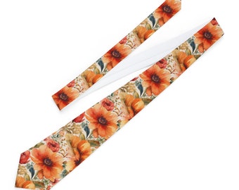 Classic Floral Fun and Stylish Ties for Men and Women - Perfect for Office or Events
