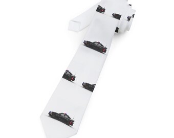 Police Intercept dodge Charger Fun and Stylish Ties for Men and Women - Perfect for Office or Events