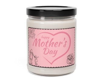 Mother's Day Candle Gift for Moms Cute Mother's Day Gift Ideas for Mothers Gift Scented Soy Candle