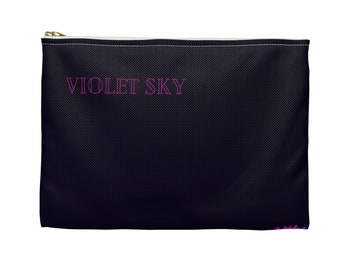 Accessoire pochette pour maquillage trousse à cosmétiques de voyage pochette à cosmétiques cadeau petite trousse à maquillage violette trousse à fleurs