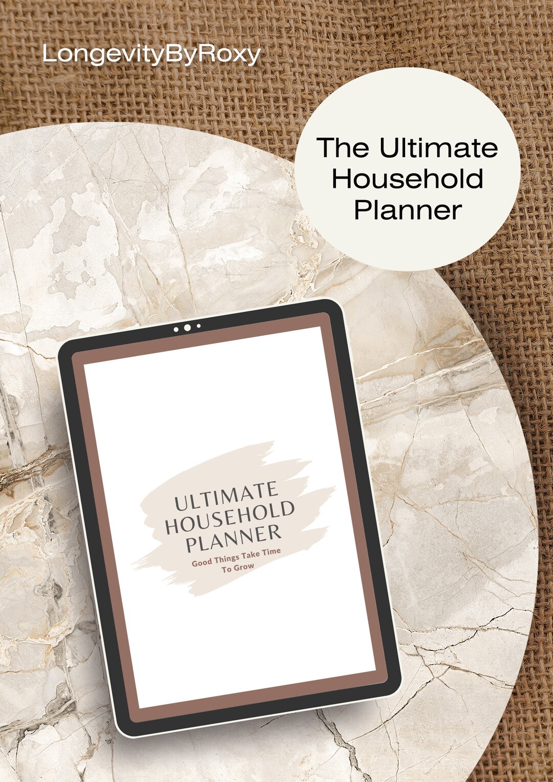 Household Planner Template Home Chores Planner House Management Chore ...