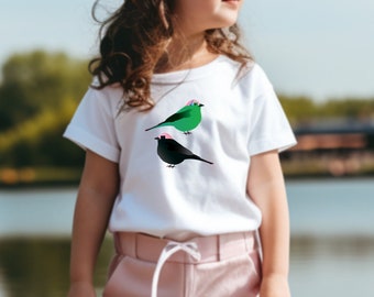 Nerd Bird Toddler T-Shirt: Farmania Design