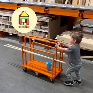 子どもがHomdepot/Lowe’s Improvement Lumber Cartを真似る - デジタルプラン