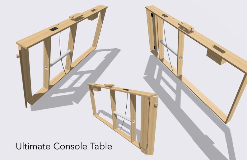The Ultimate Console Table for behind the couch plans zdjęcie 2