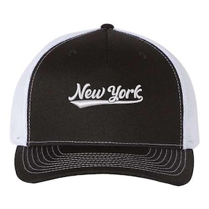 Embroidered New York Cap, New York City Vacation Cap, Cool New York Cap, New York Travel Hat, New York Souvenir Gift, Adventurer Cap