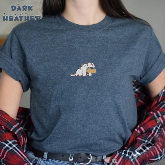 Embroidered Appa Air Bison Shirt, Flying Bison Shirt, Anime Appa Shirt, Cute Sky Bison Shirt, Retro Anime Shirt, Cozy Manga Apparel Gift