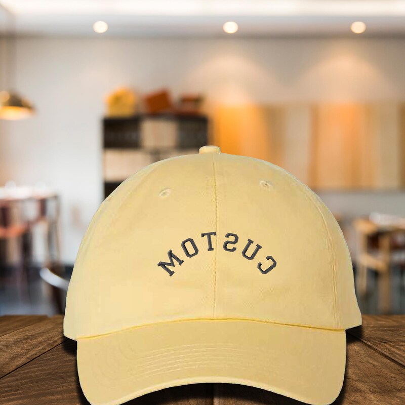 Backwards Text Hat - Etsy