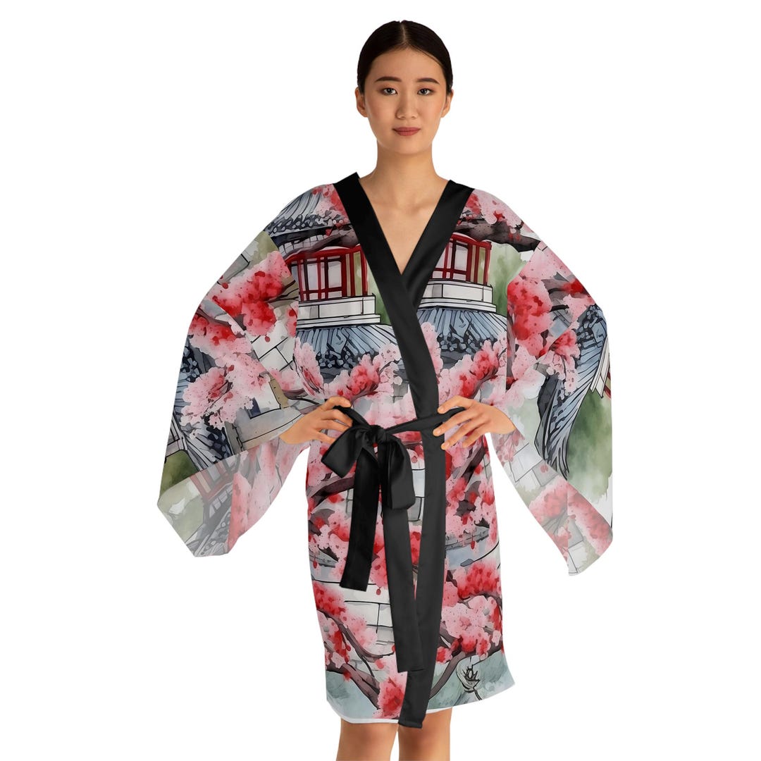 Love Live!Japanese traditional cherry kimono bathrobe set main image 0