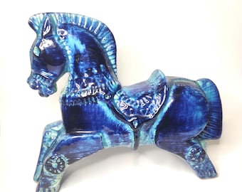 アルド・ロンディ ビトッシ リミニ ブルー セラミック ホース 最大