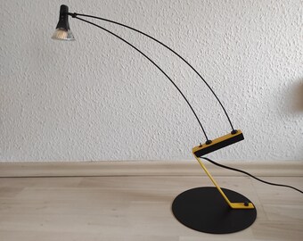 1988 Ikea desk lamp Rapid height 44 cm Ø base 20 cm black/yellow