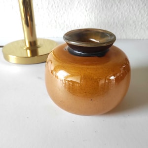 Prachtig, uniek stuk van Erwin Eisch, 1971, Gold Iris-serie, iriserende glazen kunstvaas.