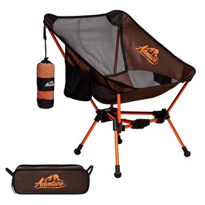 Backpack Chair with 3 Quick Dry Towels Compact and Lightweight Backpacking Chair- Breathable Mesh, Aluminum Alloy Frame, Loops & Pockets