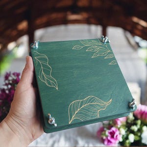 Kit de prensa de flores botánicas, regalo de jardín, mini prensa botánica para secar plantas y flores, regalo de cumpleaños para el día de la madre, 6 x 6 pulgadas, herbario