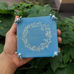 Pocket Flower Press Kit: Wooden Herbarium, Gardener Gift