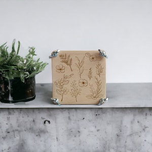 Kit de prensa de flores de bolsillo, regalo de cumpleaños para adultos, mini prensa botánica para secar plantas y flores, regalo de jardín, diferentes colores, st