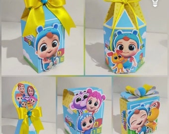 Little Angel  Favor Boxes Little Angel  Birthday Boxes Baby Angel Treat Boxes