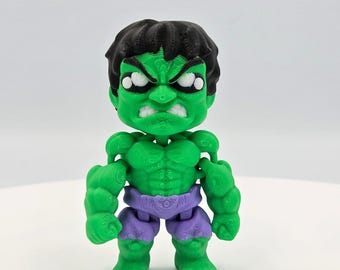 3D Printed Marvel Mini Figures – Spider-Man, Wolverine, Hulk, Venom & Iron Man