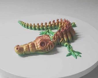 Articulated Alligator – Flexible Fidget Toy & Display Figure