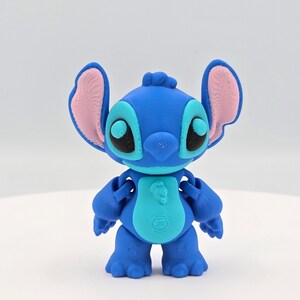 3D Printed Stitch & Angel Mini Figures – Cute Collectible Set