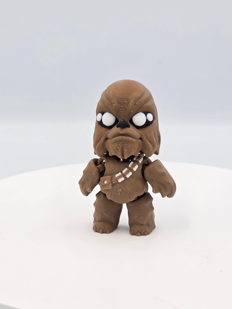 3D Printed Star Wars Mini Figures – Darth Vader, Yoda, Grogu & More Chewbacca