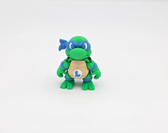 3D Printed Ninja Turtle Mini Figures – TMNT Collectible Set