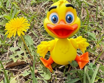 3D Printed Cute Duck Toy – Adorable Collectible Desk Figure