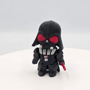 3D Printed Star Wars Mini Figures – Darth Vader, Yoda, Grogu & More Darth Vader