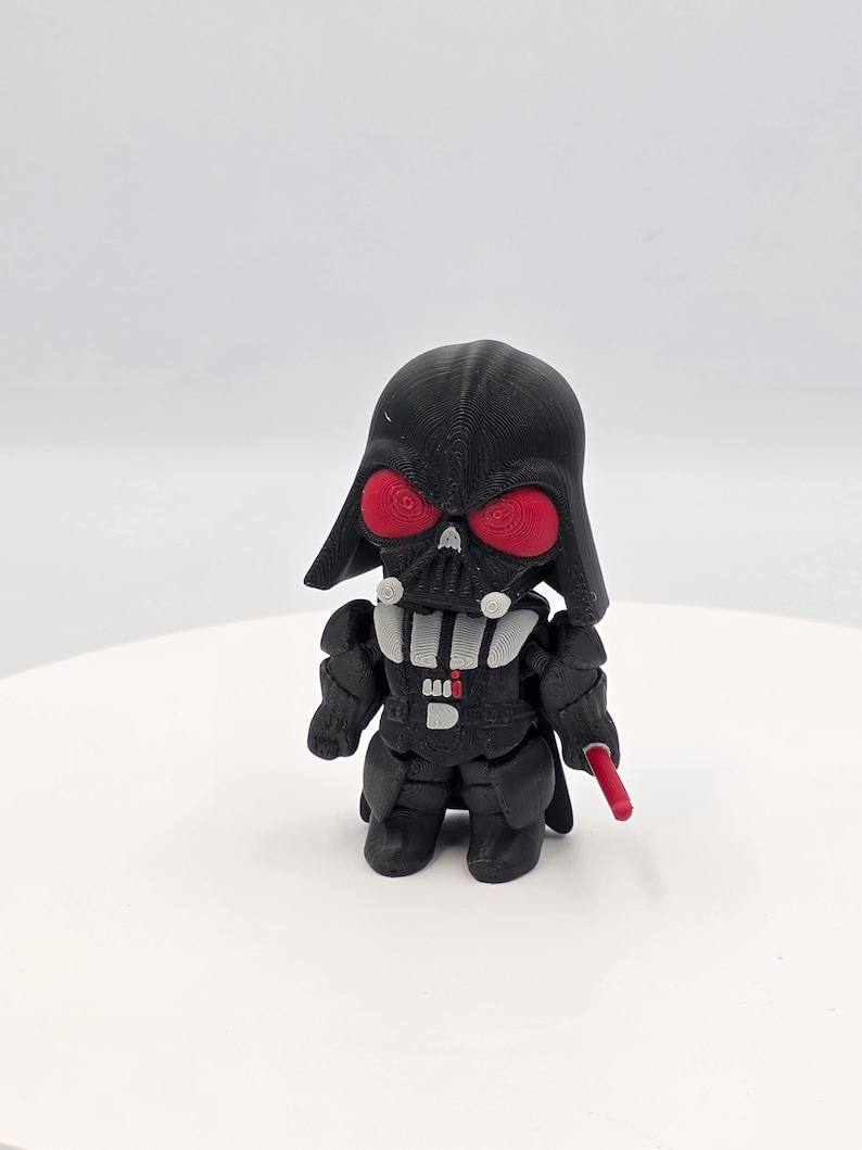 3D Printed Star Wars Mini Figures – Darth Vader, Yoda, Grogu & More Darth Vader