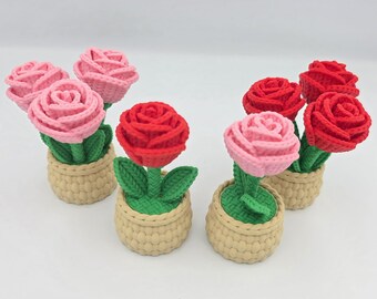 Knitted Rose (Single & Triple)