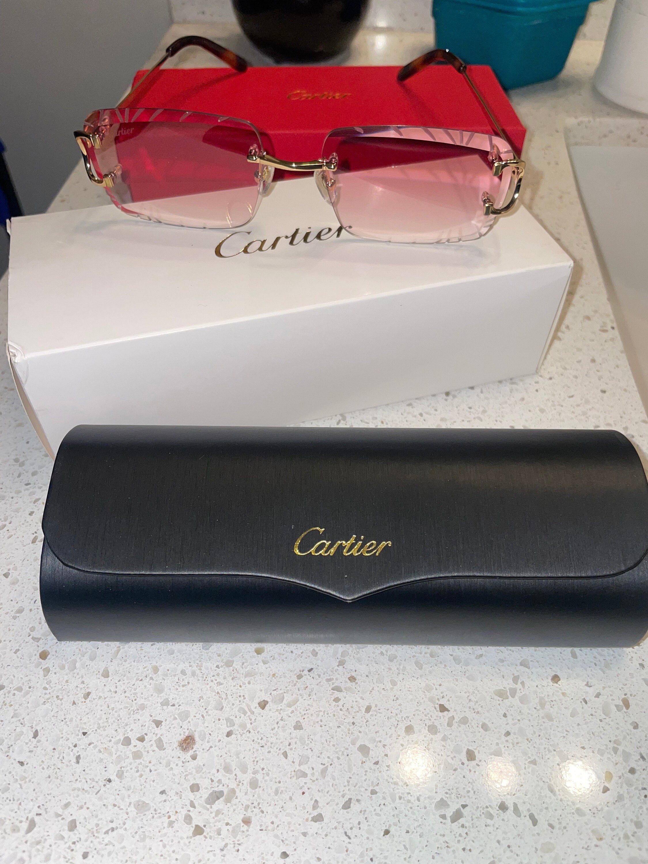 Cartier Left Nose Pad Arm Weld - Eyeglass Repair USA
