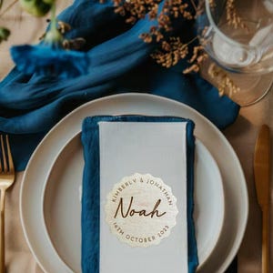 Wood Place Cards for Weddings| Engraved Wood Table Settings| Personalized Wood Place Cards