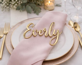 Custom Acrylic Wedding Place Cards: Personalized Party Decor