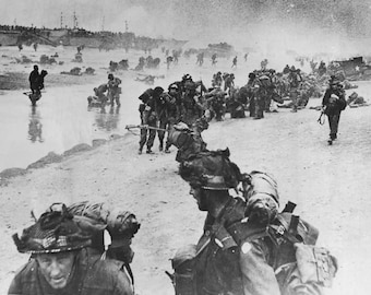 Fotografía de Normandía en 1944, Segunda Guerra Mundial.