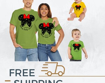 Custom Disney Trip Shirt, Customized Mickey Mouse Tee, Personalized Matching Disney Shirt, Disney Family Shirt, Disney Family Vacation Shirt