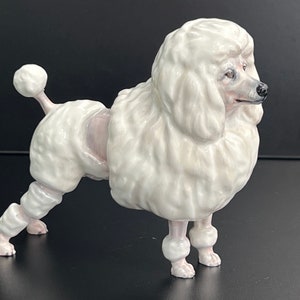 Royal Doulton England White Poodle  figurine HN 2631
