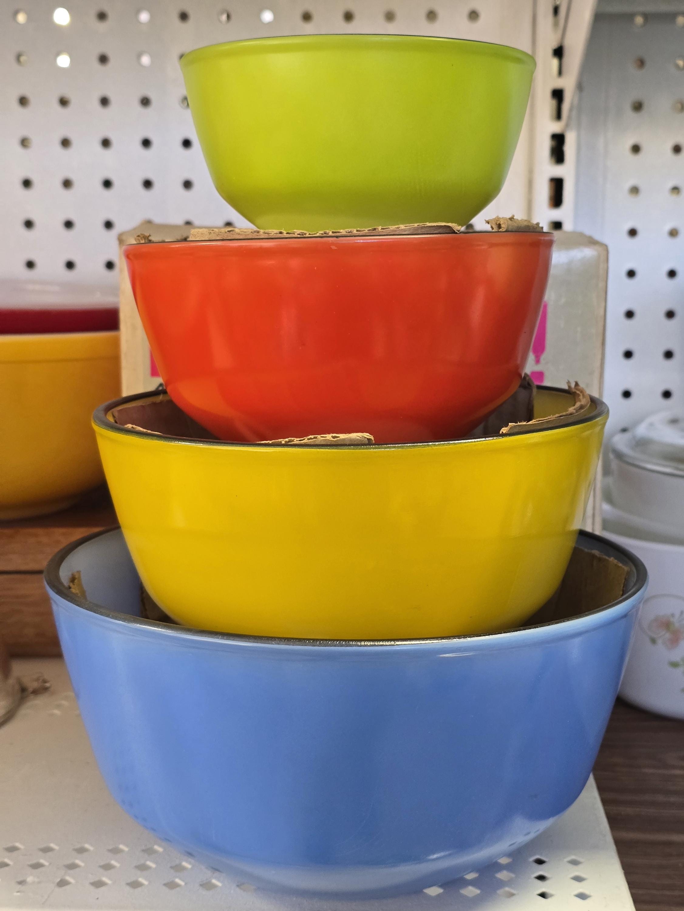 Fire King Primary Bowls - Etsy