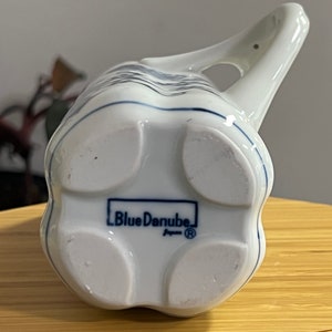 Blue Donau Japan Sirup oder Milchkanne Rechteck Stempel Bild 4