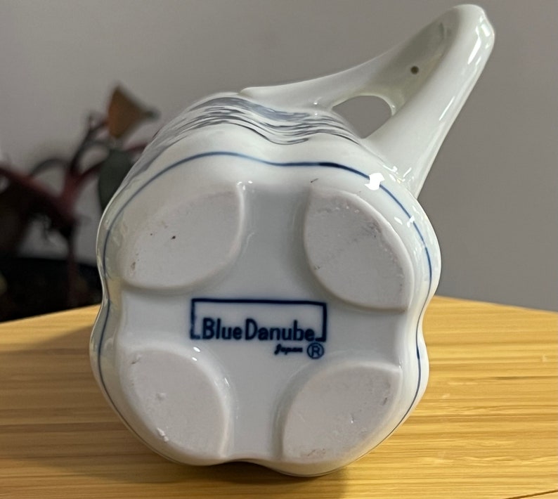 Blue Donau Japan Sirup oder Milchkanne Rechteck Stempel Bild 4