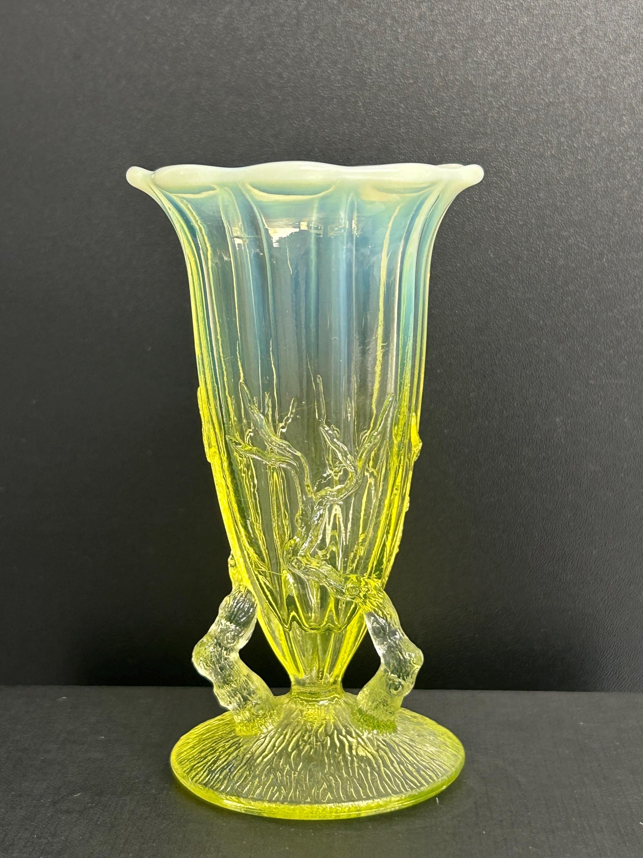 Rare Vaseline Glass - Etsy