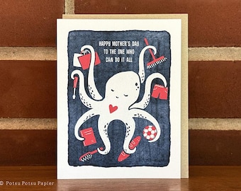 Funny Mother's Day Card for the mom who can do it all