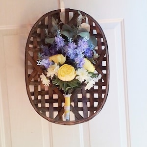 Small Antique Tobacco Basket