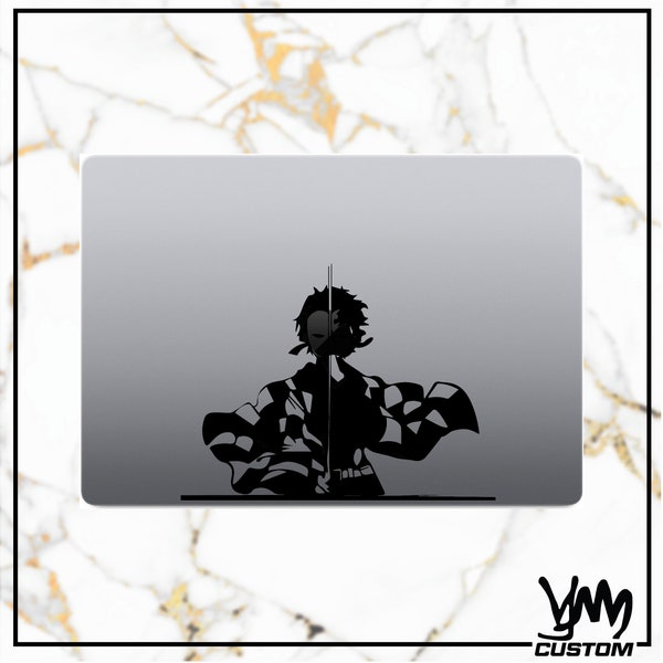 Sticker Tanjiro Kamado Demon Slayer katana - Décoration Manga Animé