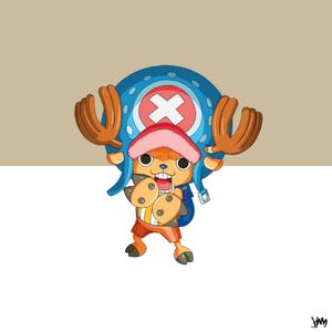 Autocollant Chopper personnage animé, manga, OP