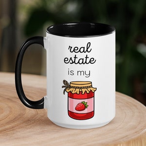 Realtor Mug Funny Realtor Merch Pun Mug Gift For Real Estate Agent Coffee Cup Wordplay