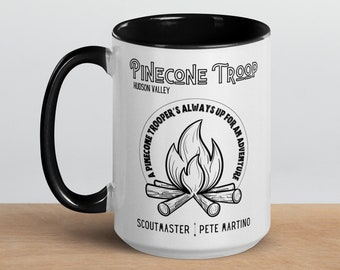 Geister-Tasse für Geister US Pinecone Trooper Geister CBS Merch Geschenk für Geister-Fan | B